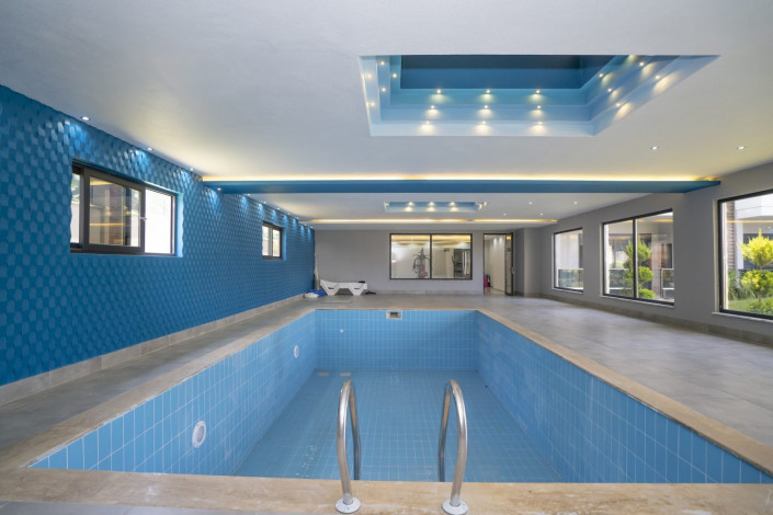 Квартира 1+1 в жилом комплексе вблизи Средиземного моря в районе Каргыджак, 51 м2 - Ракурс 14