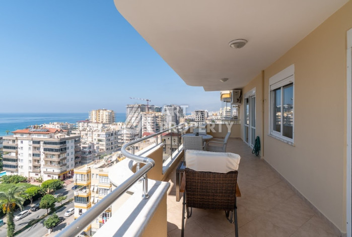 Квартира с потрясающим видом на море планировки 2+1 в районе Махмутлар, 120м2 - Ракурс 5