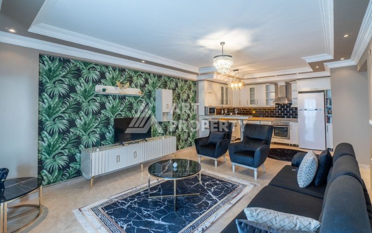 Квартира с потрясающим видом на море планировки 2+1 в районе Махмутлар, 120м2 - Ракурс 9