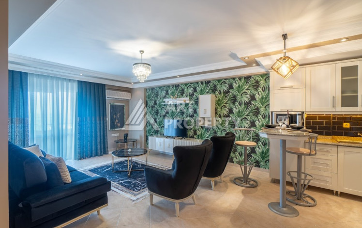 Квартира с потрясающим видом на море планировки 2+1 в районе Махмутлар, 120м2 - Ракурс 10