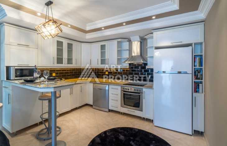 Квартира с потрясающим видом на море планировки 2+1 в районе Махмутлар, 120м2 - Ракурс 11