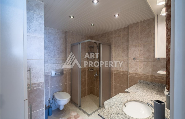 Квартира с потрясающим видом на море планировки 2+1 в районе Махмутлар, 120м2 - Ракурс 16