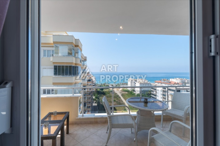 Квартира с потрясающим видом на море планировки 2+1 в районе Махмутлар, 120м2 - Ракурс 20