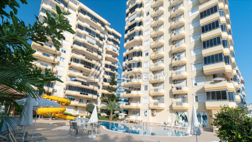 Квартира с потрясающим видом на море планировки 2+1 в районе Махмутлар, 120м2 - Ракурс 25