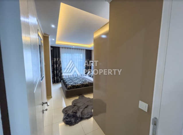 Стильные апартаменты планировки 2+1 в районе Оба, 100м2 - Ракурс 11