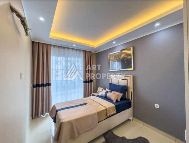 Стильные апартаменты планировки 2+1 в районе Оба, 100м2 - Ракурс 16