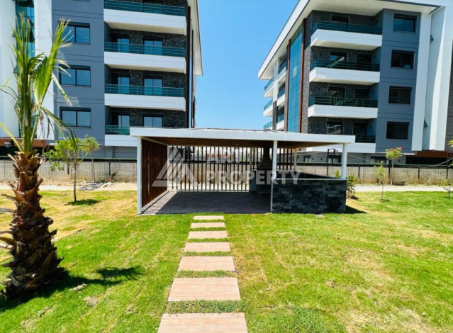 Апартаменты в уютном жилом комплексе с развитой инфраструктурой в районе Оба. Планировка 2+1, 105м2 - Ракурс 2