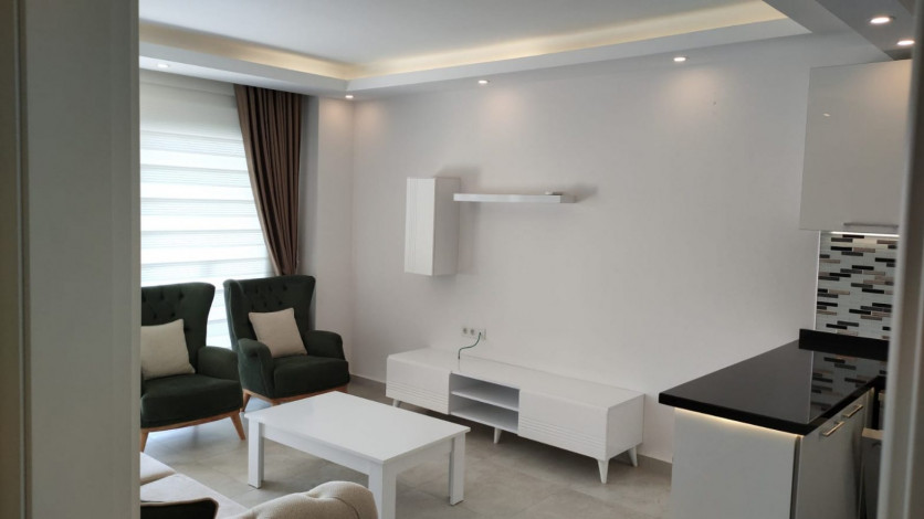 Двухкомнатная квартира с красивым видом на море в районе Махмутлар, 75 м2 - Ракурс 15