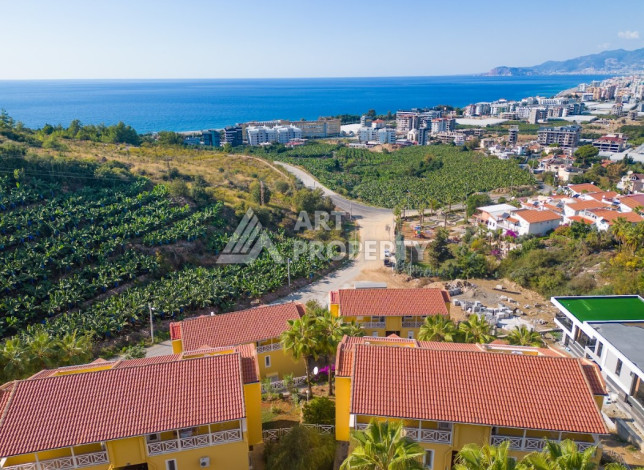 Дуплекс с панорамным видом на Средиземное море и город в районе Каргыджак, планировка 3+1, 145м2 - Ракурс 2