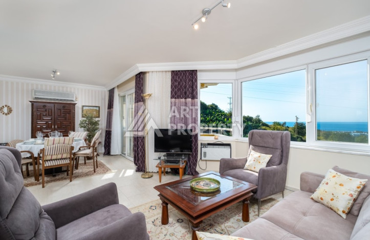 Дуплекс с панорамным видом на Средиземное море и город в районе Каргыджак, планировка 3+1, 145м2 - Ракурс 7