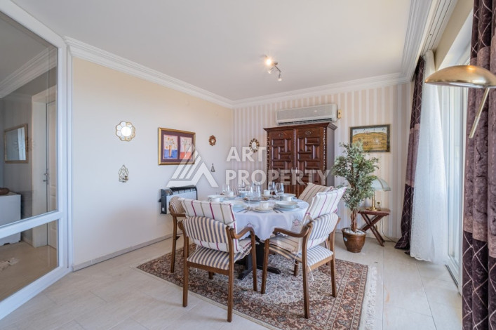 Дуплекс с панорамным видом на Средиземное море и город в районе Каргыджак, планировка 3+1, 145м2 - Ракурс 9