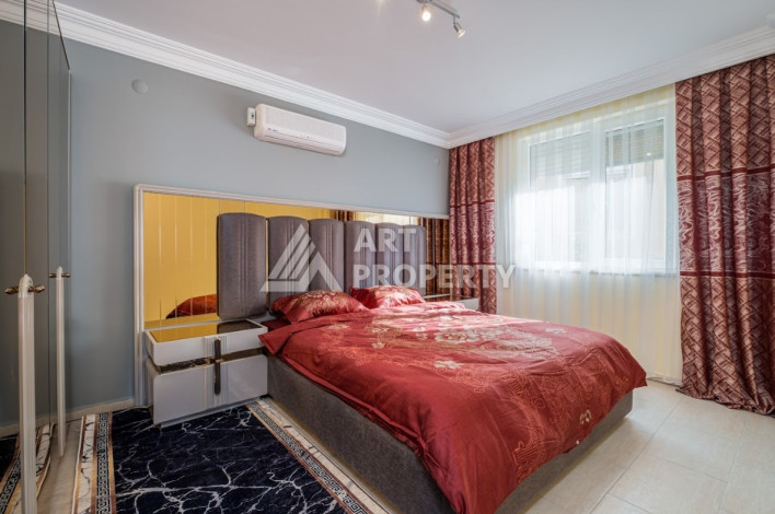 Дуплекс с панорамным видом на Средиземное море и город в районе Каргыджак, планировка 3+1, 145м2 - Ракурс 12