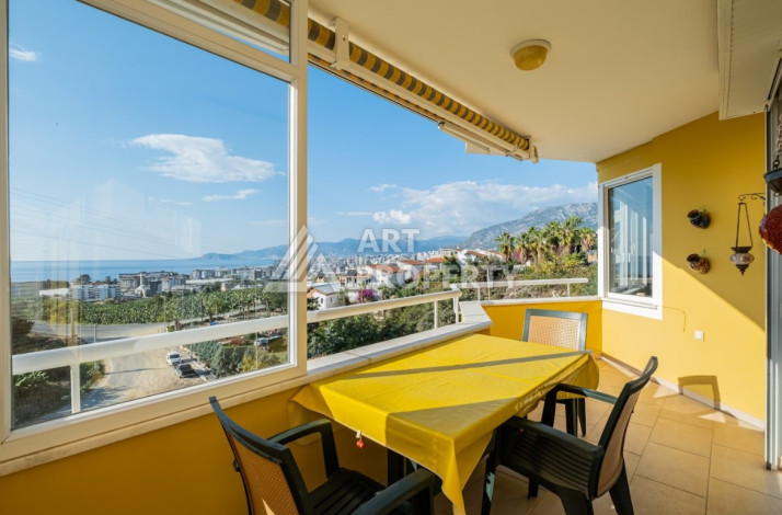 Дуплекс с панорамным видом на Средиземное море и город в районе Каргыджак, планировка 3+1, 145м2 - Ракурс 24