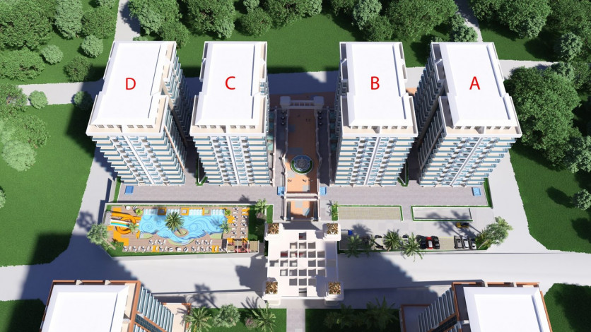 Новый современный проект с полной инфраструктурой в центре района Махмутлар, 70м2 - Ракурс 5