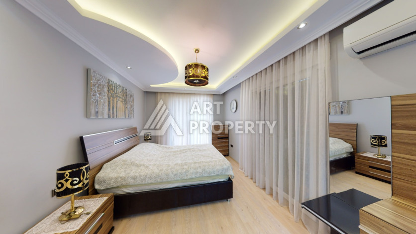 Большая меблированная квартира с гардеробной планировки 3+1 в районе Оба, 190м2 - Ракурс 10