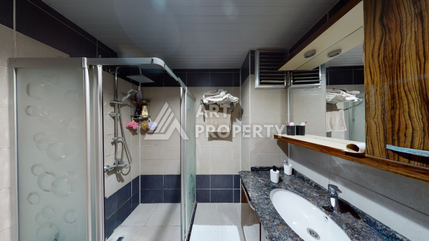 Большая меблированная квартира с гардеробной планировки 3+1 в районе Оба, 190м2 - Ракурс 12