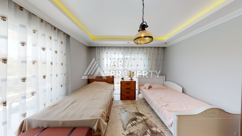 Большая меблированная квартира с гардеробной планировки 3+1 в районе Оба, 190м2 - Ракурс 18