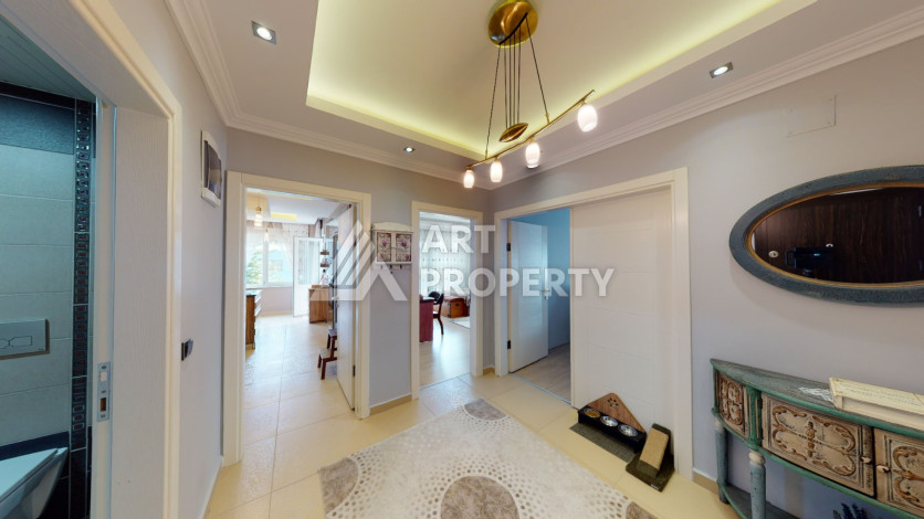 Большая меблированная квартира с гардеробной планировки 3+1 в районе Оба, 190м2 - Ракурс 22