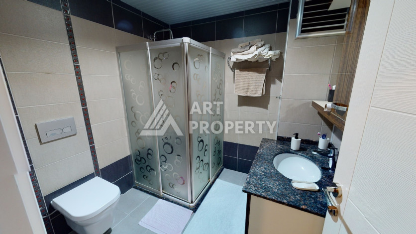 Большая меблированная квартира с гардеробной планировки 3+1 в районе Оба, 190м2 - Ракурс 23