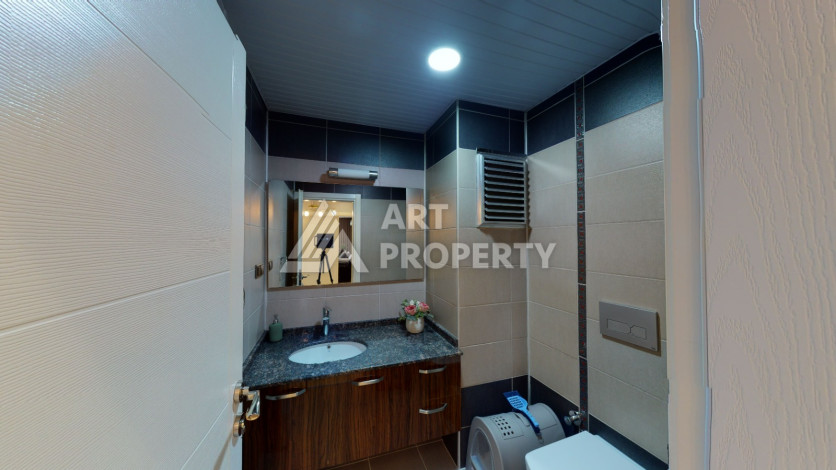 Большая меблированная квартира с гардеробной планировки 3+1 в районе Оба, 190м2 - Ракурс 27