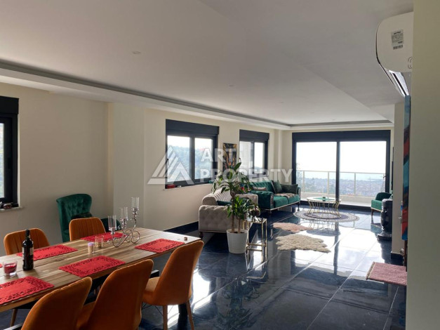 Шикарный дуплекс в уютном жилом комплексе планировки 3+1 в районе Тепе, 225м2 - Ракурс 5