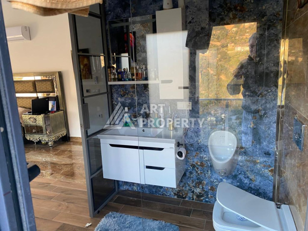 Шикарный дуплекс в уютном жилом комплексе планировки 3+1 в районе Тепе, 225м2 - Ракурс 12