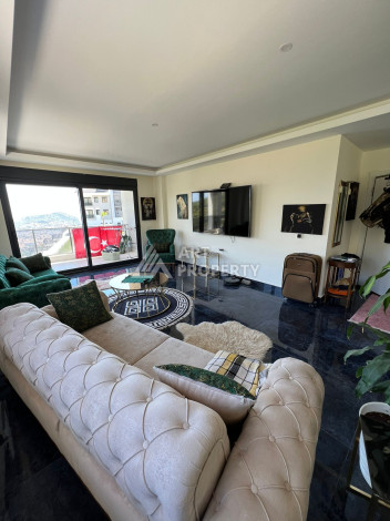 Шикарный дуплекс в уютном жилом комплексе планировки 3+1 в районе Тепе, 225м2 - Ракурс 13