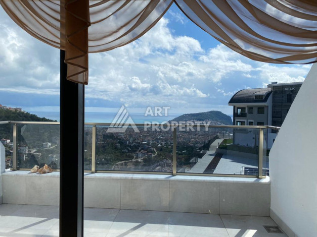 Шикарный дуплекс в уютном жилом комплексе планировки 3+1 в районе Тепе, 225м2 - Ракурс 21