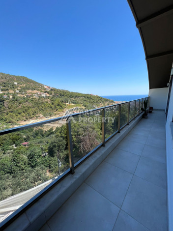 Шикарный дуплекс в уютном жилом комплексе планировки 3+1 в районе Тепе, 225м2 - Ракурс 36