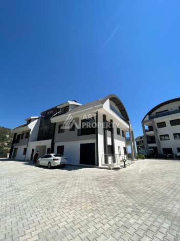 Шикарный дуплекс в уютном жилом комплексе планировки 3+1 в районе Тепе, 225м2 - Ракурс 39