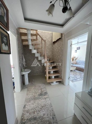 Двухуровневая квартира в районе Тосмур планировки 3+1, 160м2 - Ракурс 9