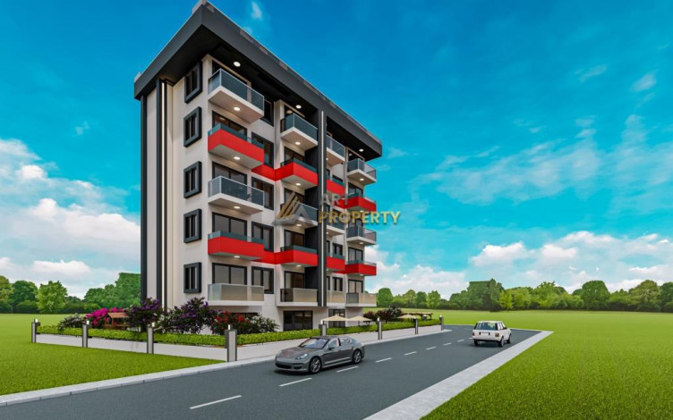 Последняя квартира 1+1 в инвестиционном проекте в Авсалларе, 40 м2 - Ракурс 3