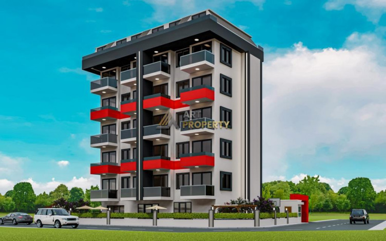 Последняя квартира 1+1 в инвестиционном проекте в Авсалларе, 40 м2 - Ракурс 4