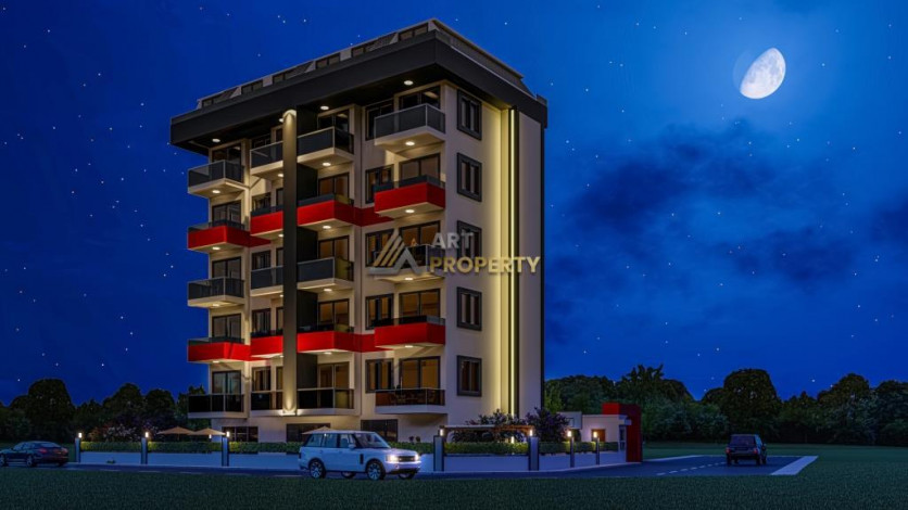 Последняя квартира 1+1 в инвестиционном проекте в Авсалларе, 40 м2 - Ракурс 7