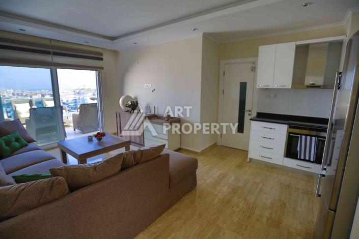 Дуплекс с потрясающей террасой и видом на море планировки 3+2 в районе Джикджилли, 250м2 - Ракурс 5