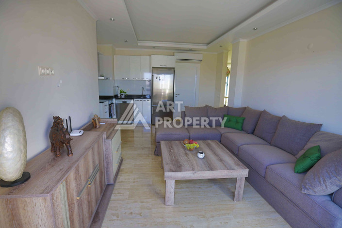 Дуплекс с потрясающей террасой и видом на море планировки 3+2 в районе Джикджилли, 250м2 - Ракурс 13