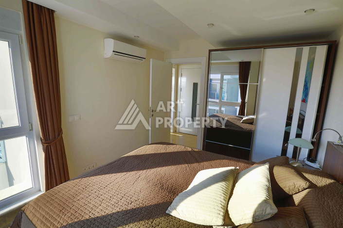 Дуплекс с потрясающей террасой и видом на море планировки 3+2 в районе Джикджилли, 250м2 - Ракурс 21