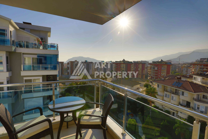 Дуплекс с потрясающей террасой и видом на море планировки 3+2 в районе Джикджилли, 250м2 - Ракурс 27