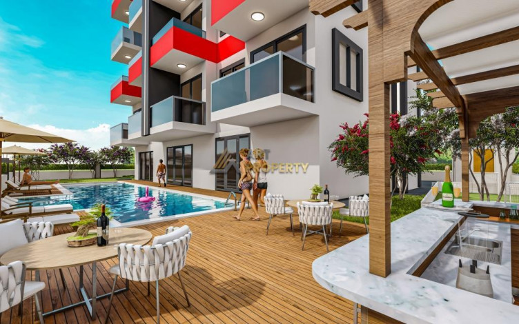 Последняя квартира 1+1 в инвестиционном проекте в Авсалларе, 40 м2 - Ракурс 10