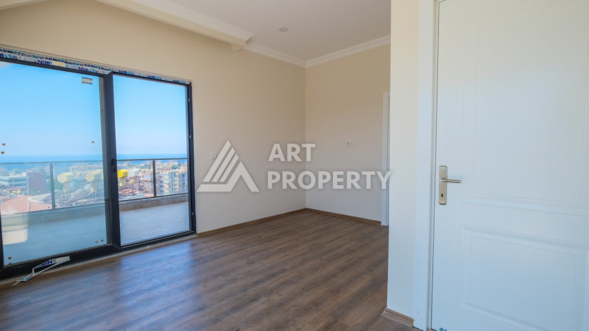 Апартаменты в Алании с видом на море и город планировки 4+1, 180м2 - Ракурс 2