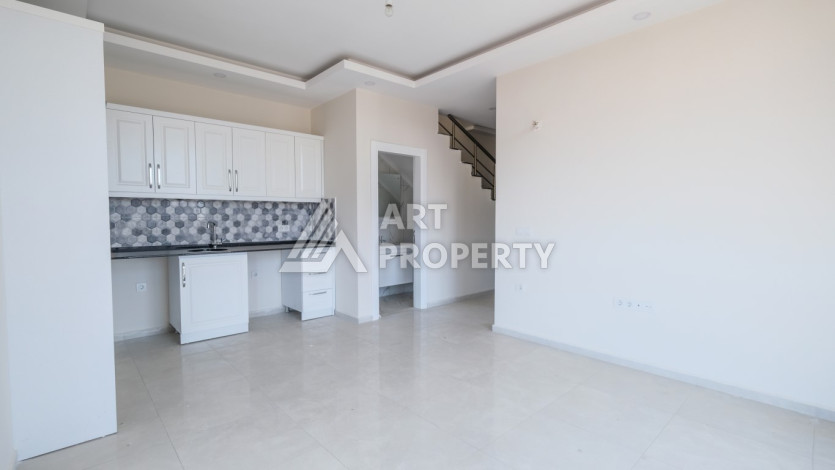 Апартаменты в Алании с видом на море и город планировки 4+1, 180м2 - Ракурс 5