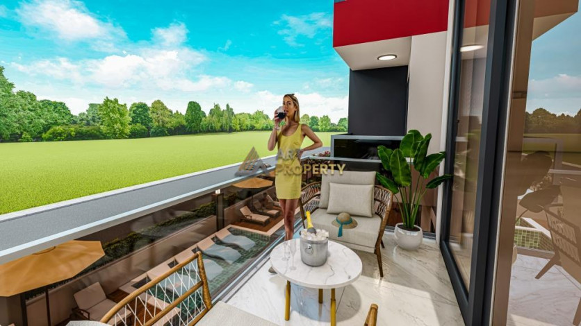 Последняя квартира 1+1 в инвестиционном проекте в Авсалларе, 40 м2 - Ракурс 12