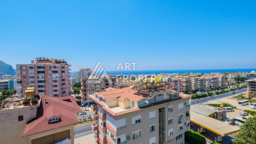 Апартаменты в Алании с видом на море и город планировки 4+1, 180м2 - Ракурс 24