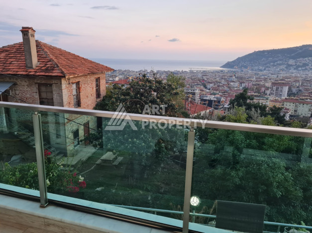 Дуплекс с садом планировки 4+1 в Алании, 220м2 - Ракурс 17