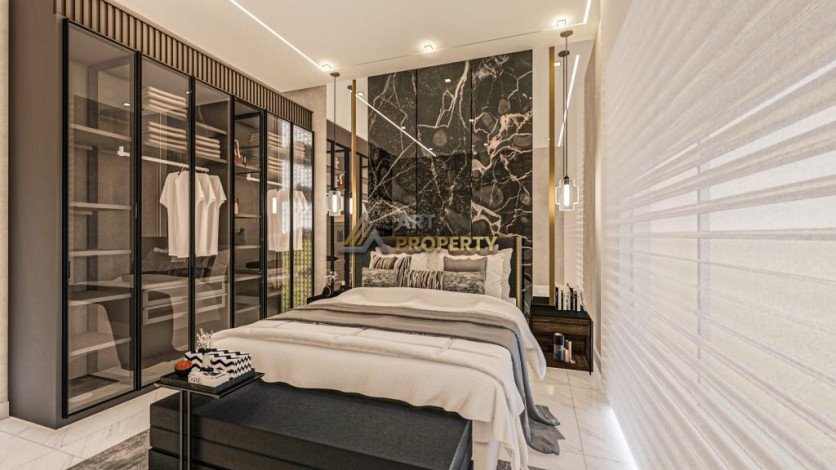 Последняя квартира 1+1 в инвестиционном проекте в Авсалларе, 40 м2 - Ракурс 18