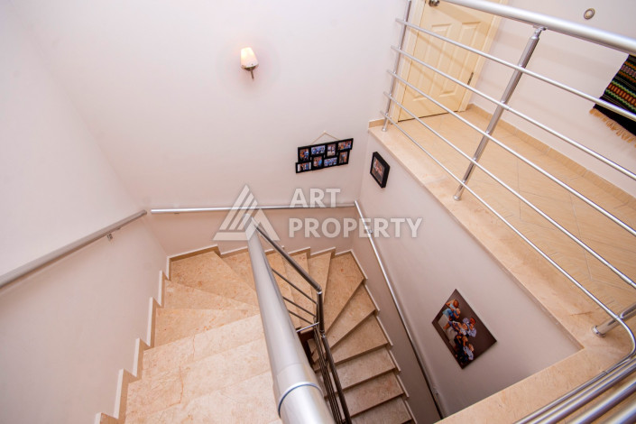 Дуплекс в комплексе с развитой инфраструктурой планировки 4+1 в районе Оба, 180м2 - Ракурс 11