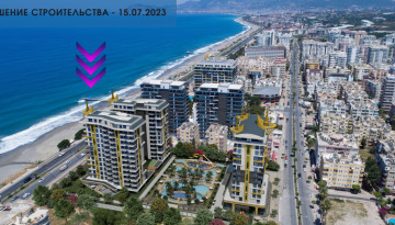 Масштабный проект на первой береговой линии, идеальная инвестиция в турецкую недвижимость, в районе Махмутлар Алания. - Ракурс 5