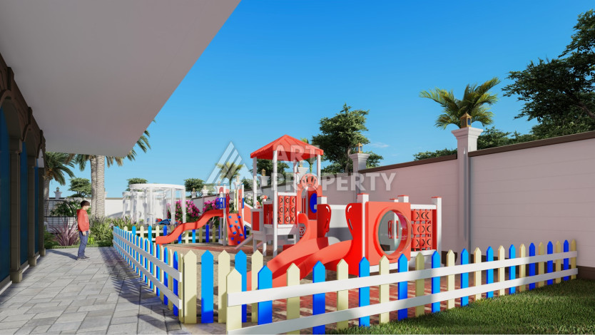 Апартаменты 1+1, 58,5м2, в премиальном жилом комплексе, в районе Авсаллар - Ракурс 9