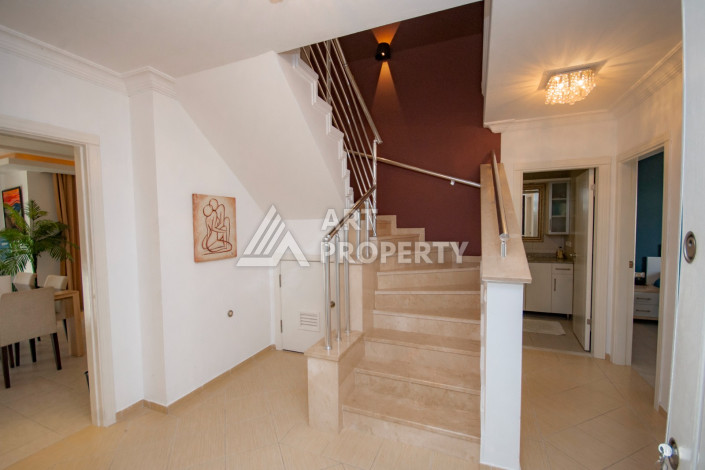 Меблированный дуплекс планировки 4+1 в комплексе с развитой инфраструктурой в районе Оба, 180м2 - Ракурс 11