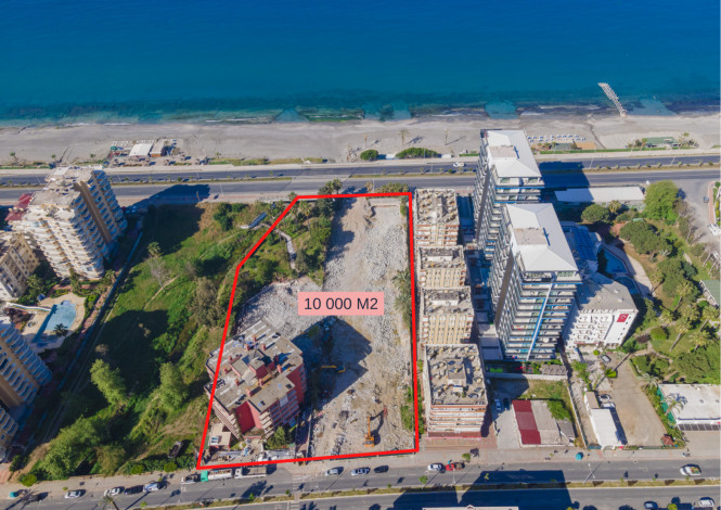 Масштабный проект на первой береговой линии, идеальная инвестиция в турецкую недвижимость, в районе Махмутлар Алания. - Ракурс 5